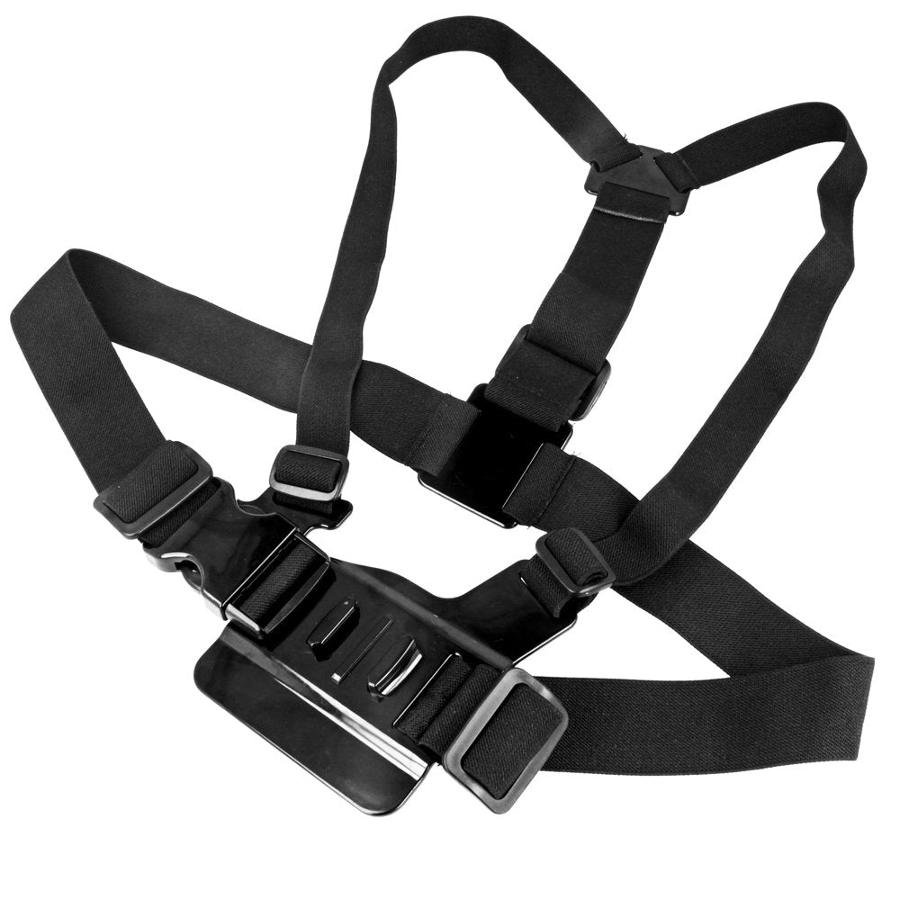 GoPro Chest Strap sæt med tilbehør 5 i 1 til GoPro, DJI, Insta360, SJCam, Eken sportskameraer (GoPro 5 i 1 brystrem)