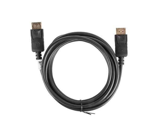 Lanberg CA-DPDP-10CC-0030-BK DisplayPort kabel 3 m Sort