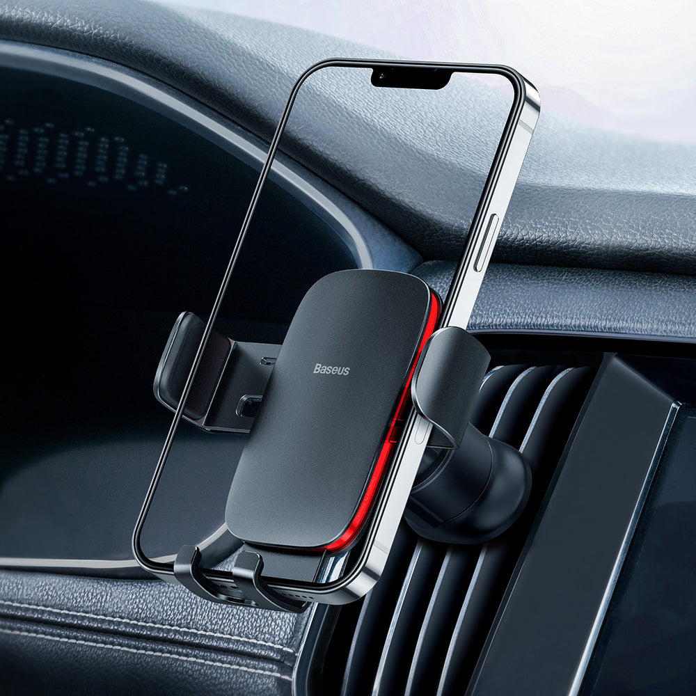 Baseus Metal Age II Gravity Car Phone Holder for Air Vent Black (SUJS000001)