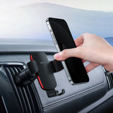 Baseus Metal Age II Gravity Car Phone Holder for Air Vent Black (SUJS000001)