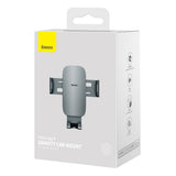 Baseus Metal Age II gravitational car phone holder for ventilation grille dark gray (SUJS000013)