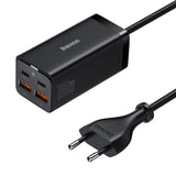 Baseus GaN3 Pro fast universal GaN charger 2 x USB Type C / 2x USB 100W PD3.0, QC4.0 +, AFC black (CCGP000101)