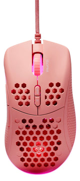 Deltaco Gaming PM75 ultralight mouse, pink