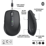 Logitech Mouse Wireless MX Anywhere 3S for Business Graphite EU (910-006929)