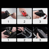 Baseus bilstrømsomformer 150W 12V / 500W 220V (EU- og KN-stik) sort (CGNB000101)