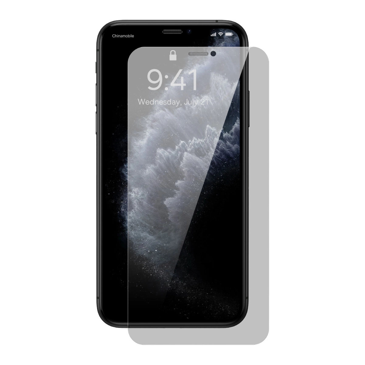 Baseus Privacy Anti Spy hærdet glas til iPhone 11 Pro Max / iPhone XS Max med positioner