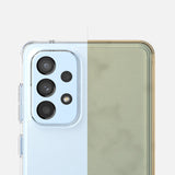 Ringke Fusion Matte tpu-kasse med en gennemskinnelig Samsung Galaxy A73 gelramme