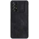 Nillkin Qin læderhylster for Samsung Galaxy A73 sort