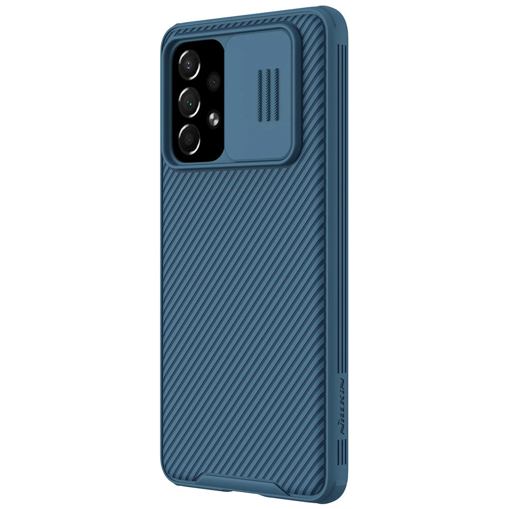 Nillkin CamShield Pro Case Armored Case Cover Camera Protector til Samsung Galaxy A73 Blue