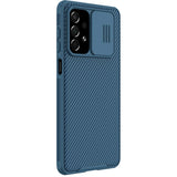 Nillkin CamShield Pro Case Armored Case Cover Camera Protector til Samsung Galaxy A73 Blue