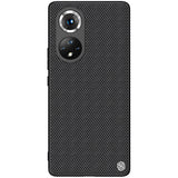 Nillkin Textured Case holdbar forstærket etui med gel ramme og nylon bagsiden til Honor 50 Pro sort