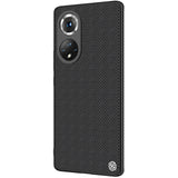 Nillkin Textured Case holdbar forstærket etui med gel ramme og nylon bagsiden til Honor 50 Pro sort