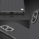 Nillkin Textured Case durable reinforced case with gel frame and nylon back for Honor 50 SE black