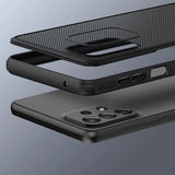 Nillkin Super Frosted Shield Pro durable case cover for Samsung Galaxy A73 black
