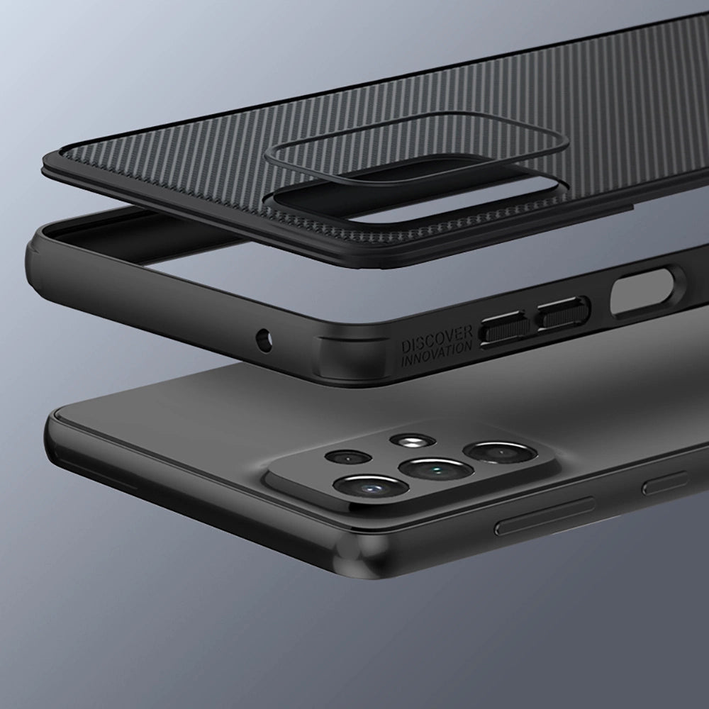 Nillkin Super Frosted Shield Pro holdbar forside til Samsung Galaxy A73 rød