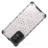 Honeycomb case pansret cover med en gel ramme til Samsung Galaxy A73 blå