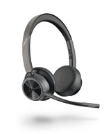 HP Poly Voyager 4320 UC Stereo USB-A-headset +BT700 USB-A-adapter + bordoplader