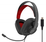 Koss GMR-545-AIR USB hovedtelefoner/headset Ledningsført Spil USB Type-A Sort