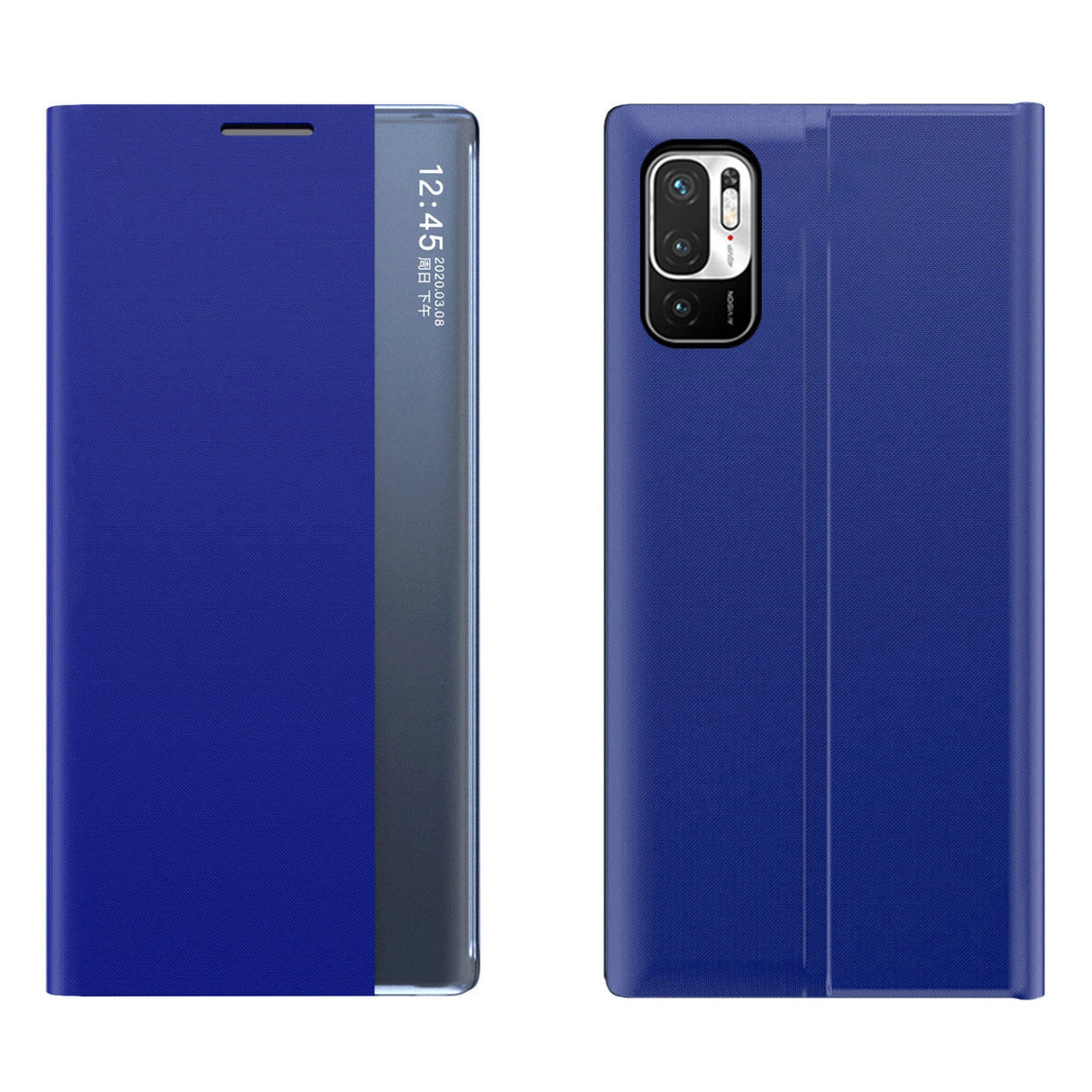 Ny Sleep Case Flip Cover til Xiaomi Redmi Note 11 Pro 5G / 11 Pro blå