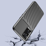 Thunder Case fleksibelt pansret cover til Oppo A76 / Oppo A36 / Realme 9i sort