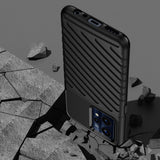 Thunder Case Fleksibel pansret cover til Realme 9 Pro + (9 Pro Plus) sort