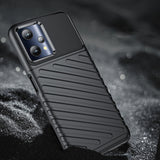 Thunder Case fleksibelt pansret cover Realme 9 Pro sort