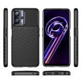 Thunder Case fleksible pansrede dække Realme 9 Pro sort
