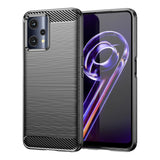 Carbon Case Fleksibel Cover Realme 9 Pro sort