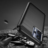 Carbon Case Fleksibel Cover Realme 9 Pro sort