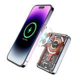 Dudao TGK1 power bank with MagSafe wireless charger 20W 10000mAh black (TGK1-black)
