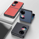 Dux Ducis Fino case is made of nylon material Huawei P50 Pocket black