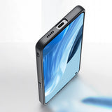 Dux Ducis Fino case cover covered with nylon material Oppo Reno7 Pro 5G black