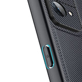 Dux Ducis Fino case cover covered with nylon material Oppo Reno7 Pro 5G black