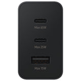 Samsung charger 2x USB Type C / USB PPS, Power Delivery PD 65W, QC 3.0, AFC, FCP black (EP-T6530NBEGEU)