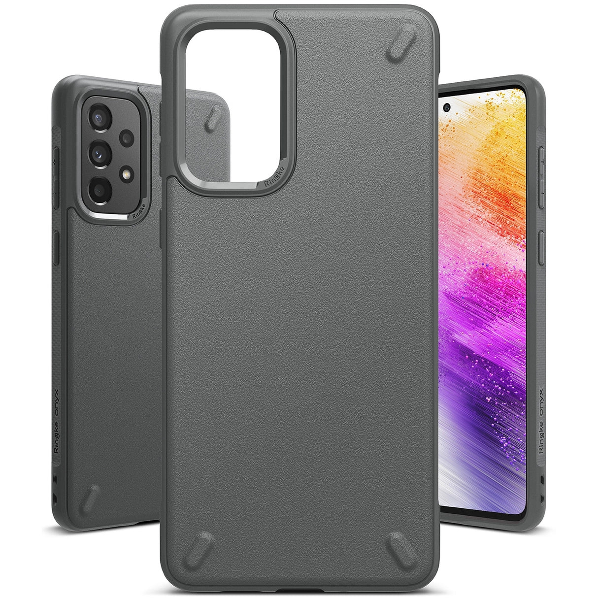 Ringke Onyx holdbar TPU Cover til Samsung Galaxy A73 grå