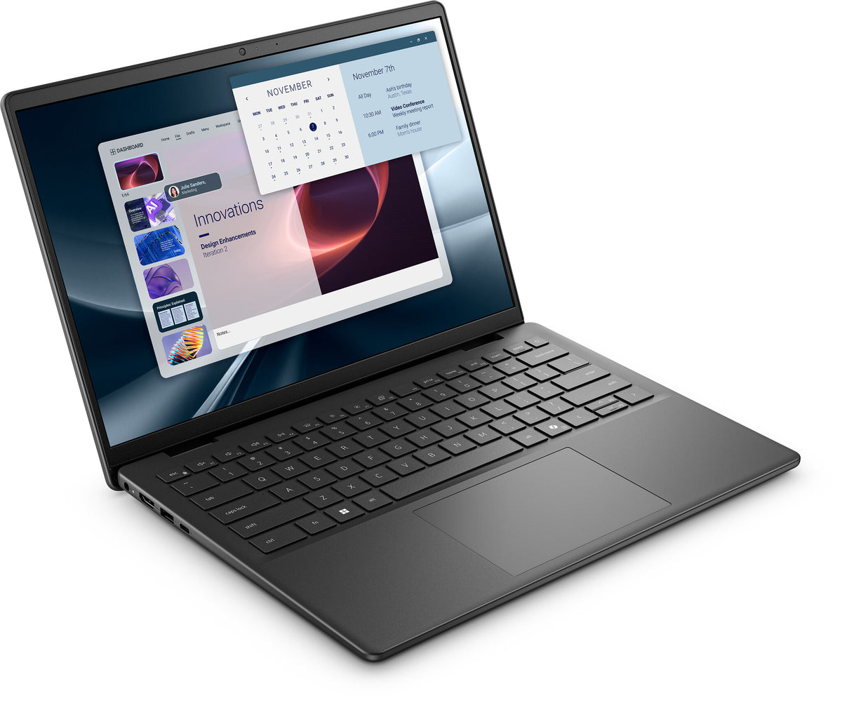 DELL Pro 14 Essential PV14255 AMD Ryzen™ 5 220 Laptop 35,6 cm (14") Full HD+ 16 GB DDR5-SDRAM 512 GB SSD Wi-Fi 6 (802.11ax) Windows 11 Home Sort Engelsk