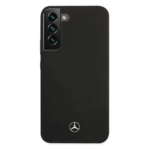 Mercedes Silicone Line Case for Samsung Galaxy S22+ - Black