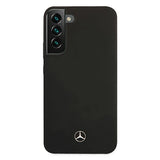 Mercedes Silicone Line Case for Samsung Galaxy S22+ - Black