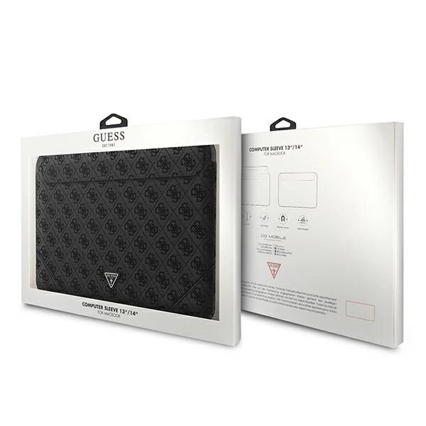 Guess 4G Uptown Triangle Logo case for 13-14" laptop - black