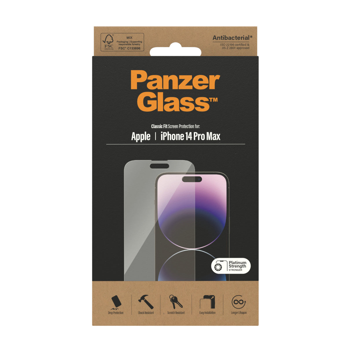 PanzerGlass Screen Protector Apple iPhone 14 Pro Max - Classic Fit