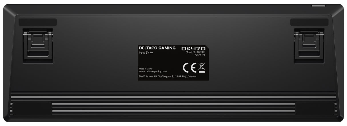 Deltaco Gaming DK470 60% mechanical keyboard, black