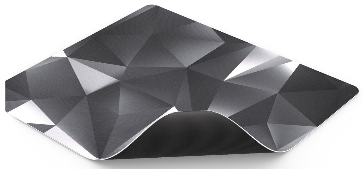 ENDORFY Crystal Black L Gaming musemåtte Sort, Hvid