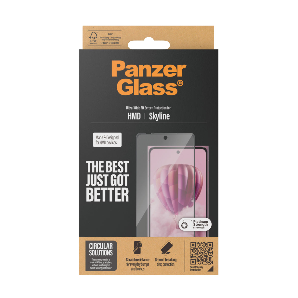 PanzerGlass ® Skærmbeskyttelse HMD Skyline | Ultra-Wide Fit