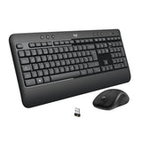Logitech 920-008685 tastatur Mus inkluderet Universel RF trådløst QWERTY US International Sort