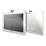 Guess Saffiano Triangle Logo-kasse til en 16" laptop - sølv