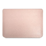 Guess Saffiano Triangle Logo case for a 16" laptop - pink