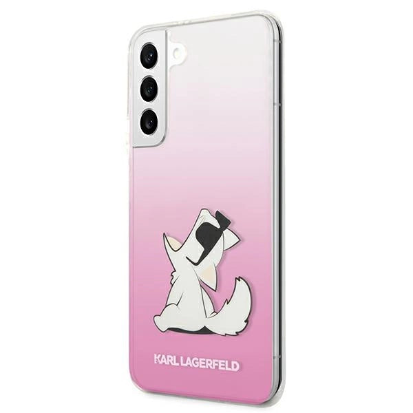 Karl Lagerfeld Choupette Eat Case for Samsung Galaxy S22+ - Pink