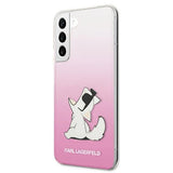 Karl Lagerfeld Choupette Eat Case for Samsung Galaxy S22+ - Pink