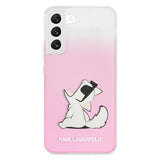 Karl Lagerfeld Choupette Eat Case for Samsung Galaxy S22+ - Pink