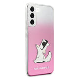 Karl Lagerfeld Choupette Eat Case for Samsung Galaxy S22+ - Pink